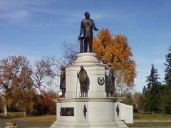 Statue of Martin Luther King Jr. in Denver city park