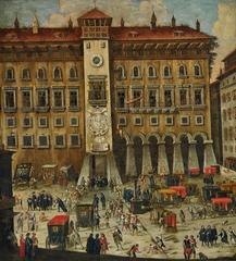 Historic building of the Il Tribunale della Vicaria in Italy