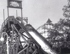 Cedar Point Mill Race water ride in the 1980s