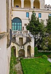 Beautiful spiral staircase designed by Cosimo Fanzago in Certosa di San Martino