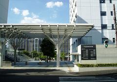 Main gate of Daito Bunka University Itabashi Campus in Tokyo, Japan