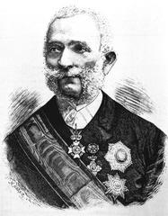 Portrait of Konstantinos Zappas Greek philanthropist