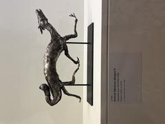 Ancient dragon sculpture at the Musée Guimet