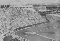 Osaka Stadium aerial view in 1951