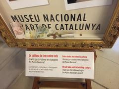 Fundraising system at MNAC museum