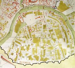 Historical map of southern Moscow showing Yakimanka and Zamoskvorechye districts from 1760s