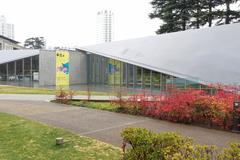 21 21 DESIGN SIGHT modern architectural building in Minato, Tokyo, Japan
