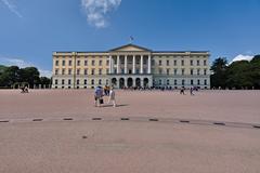 Royal Palace in Oslo Norway exterior view