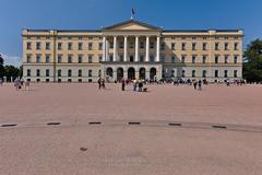 Royal Palace in Oslo Norway exterior view