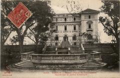 Colonial Governor's Palace facade overlooking the Botanical Garden in Hanoi, Vietnam