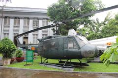 Bell UH-1H Iroquois helicopter on display at Ho Chi Minh City Museum