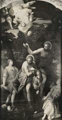 Baptism of Christ painting by Paolo Caliari inside the Cathedral Church of St. John the Divine, New York