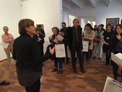 Presentation of the new layout at Fundació Miró in 2016