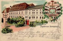 Vintage postcard of Theaterrose Bamberg from 1900