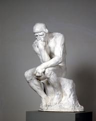 Auguste Rodin thinker sculpture close-up