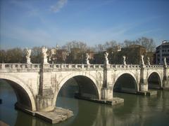 Bridge of Angels near Castel Sant' Angelo in Rome