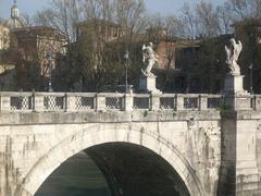Bridge of Angels near Castel Sant'Angelo in Rome