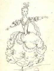 Costume design for ballerina Anna Heinel as Genius in the 1771 Comédie-ballet Zémire et Azor by André-Ernest-Modeste Grétry