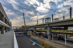 Automated People Mover train connecting Intermodal Transportation Facility-West parking structure to LAX terminals