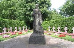 Graves of Protestant clergy at Hauptfriedhof Karlsruhe cemetery