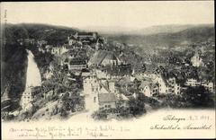 Panoramic view of Tübingen from Österberg hill