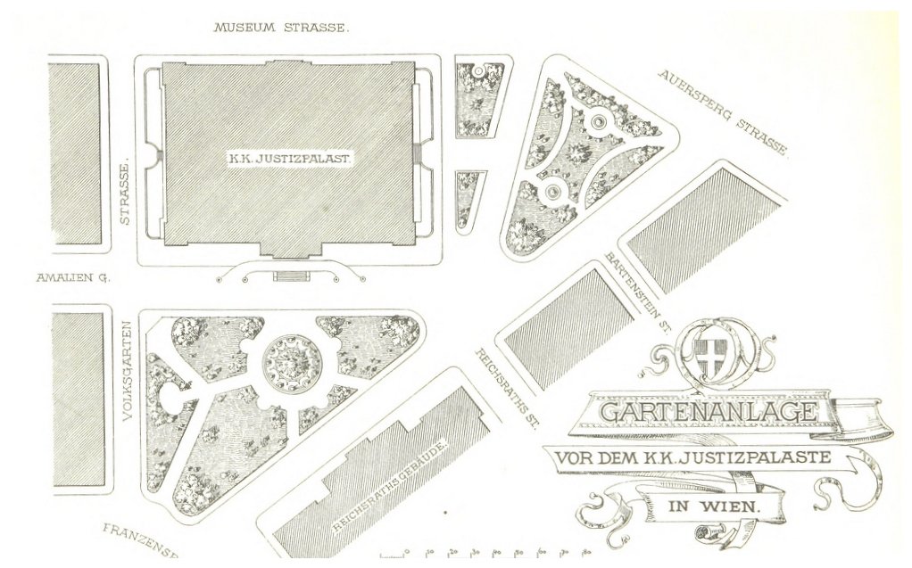 Historical city plans and views from Berichte der Wiener Stadtverwaltung 1873