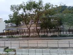 Kwai Tsing District and Tsuen Wan in Hong Kong with urban buildings and landscape in December 2023