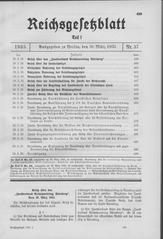 Scan of the Imperial Law Gazette of Germany, 1935, issue from part 1