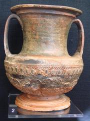 Ceramic vase with traditional patterns