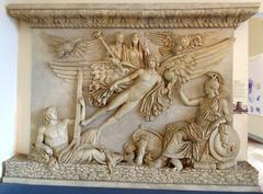 Bas-relief depicting the triumph of Emperor Antoninus Pius