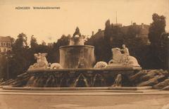 Wittelsbachbrunnen fountain in Munich, Bavaria