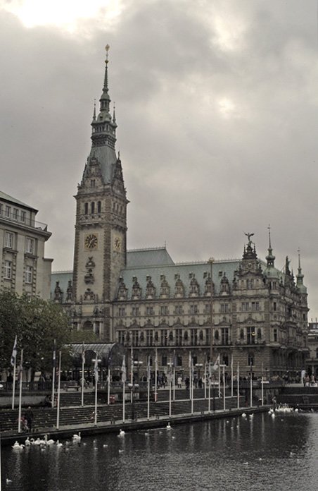 City hall of Hamburg Germany