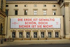 Summer poster of Residenztheater Munich 2012 with poem excerpt by Johann Baptist Mayrhofer