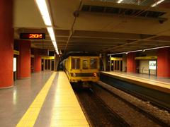 East platform of Parque de los Patricios station