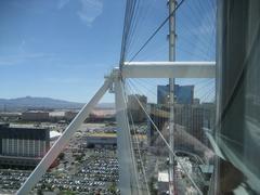 The High Roller observation wheel in Las Vegas at sunset