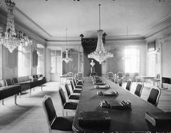Interior view of Magistratens sessionssal in Bondeska palatset, old town hall at Riddarhustorget 8