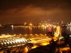 Johor-Singapore Causeway connecting Johor Bahru Malaysia and Singapore