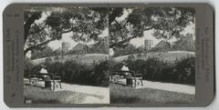Historic black and white photo of Botanisk Have in 1901 by Peter Elfelt