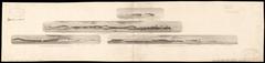 1855 historical map showing views of Boston Harbor Islands in Massachusetts