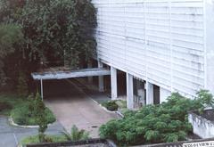 Rear view of the US Embassy Saigon chancery building in 1995