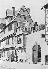 Goethe's birthplace before renovation in 1755