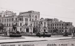 Historical photograph of Faculdade de Medicina in São Paulo by Werner Haberkorn