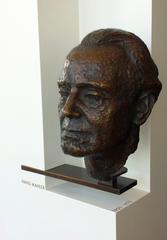 Bust of Hans Mahler in the foyer of the Ohnsorg Theater Hamburg