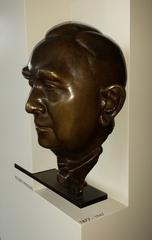 Bust of Richard Ohnsorg in the foyer of Ohnsorg Theater Hamburg