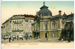 Historic Lustspieltheater theater building in Budapest 1904