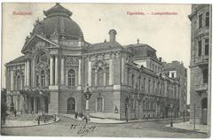 Early 20th century view of Budapest cityscape