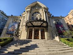 Vígszínház theater building in Budapest with its historic architecture