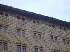 Schwarzenberg Palace in Prague with historic architecture under a clear blue sky