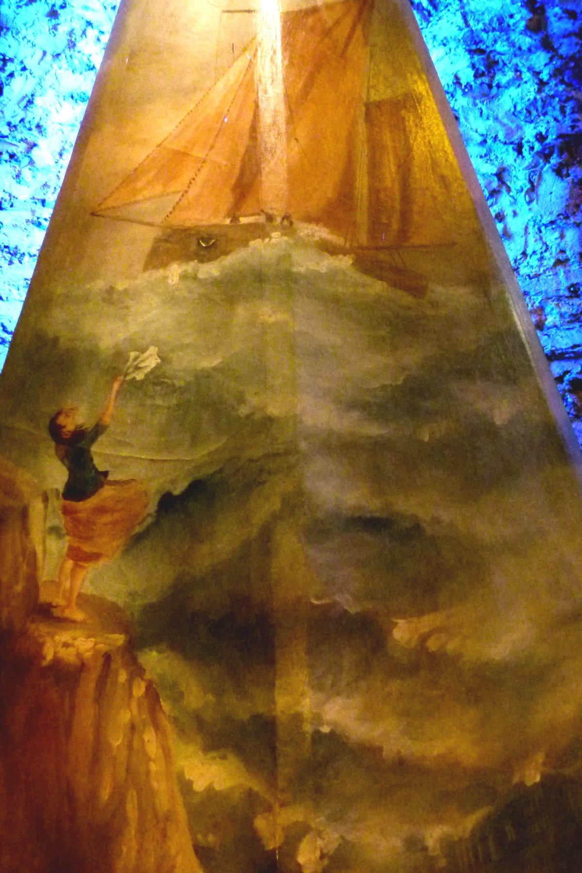 Adieu au bateau carousel decoration at Musée des Arts Forains