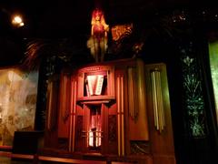 Orgue de danse Mortier antique dance organ with intricate wood carvings and numerous pipes
